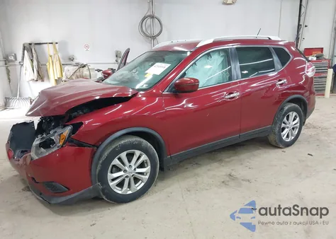 2016 Nissan Rogue Sv z USA, uszkodzony, nr VIN KNMAT2MVXGP692654